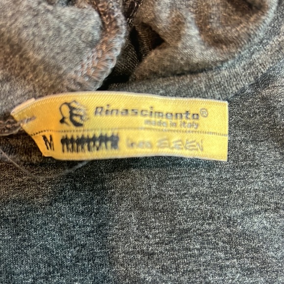 Rinascimento Italian designer dark gray turtle neck! Fits amazing - Picture 3 of 3